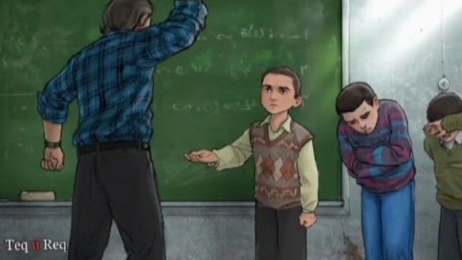 Okulda öğretmen cetvelinin tadına bakmayan var mı?