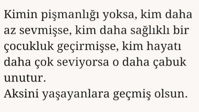 Kadınlar mı daha çabuk unutur yoksa erkekler mi?
