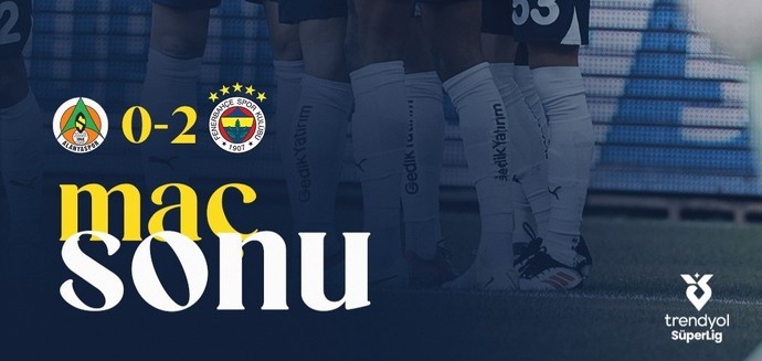 Alanyaspor-Fenerbahçe Maç Sonucu 0-2! Ne düşünüyorsunuz?