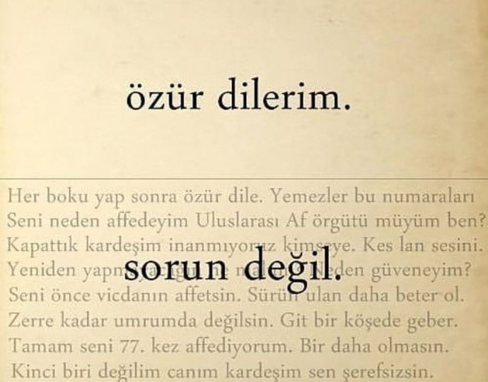 Çok sevdiğiniz birisi size karşı büyük bir hata yaparsa yinede onu affedermisiniz?