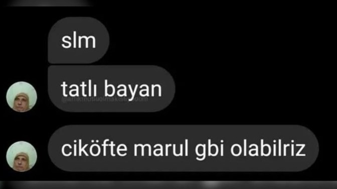 Çiğ köfte-marul gibi olmak istediğiniz biri var mı?