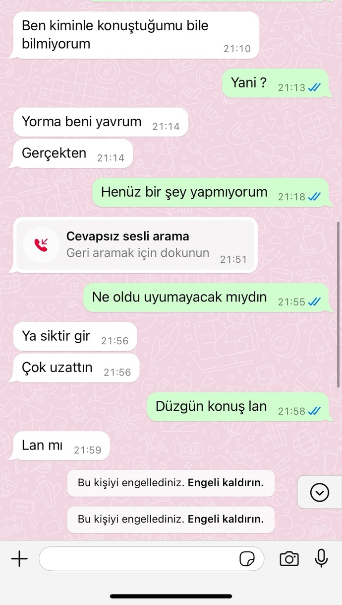 Bu çocuk bana böyle küfür etmeye hakkı yok aizce ne yapabilirim?