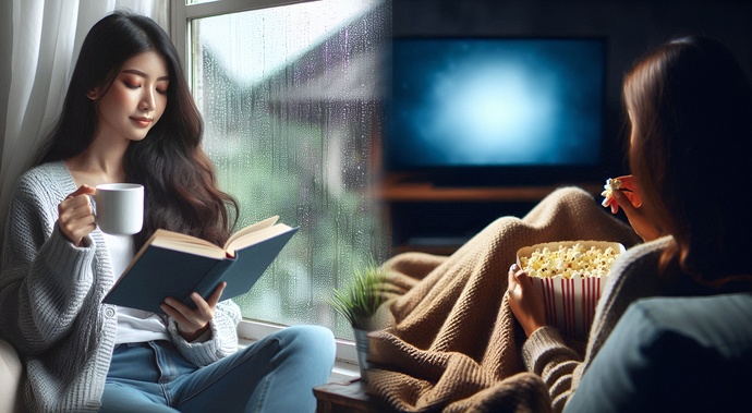 Kitap okumak mı, dizi/film seyretmek mi?