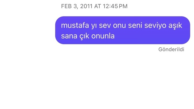 Eski mesajları okur musunuz?