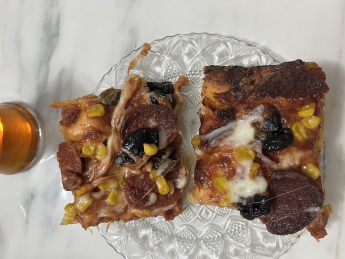 Pizza yaptım nasıl olmuş?