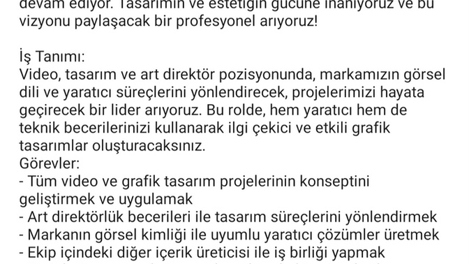 Sizce bu ilandaki firma ne kadar maaş verir?