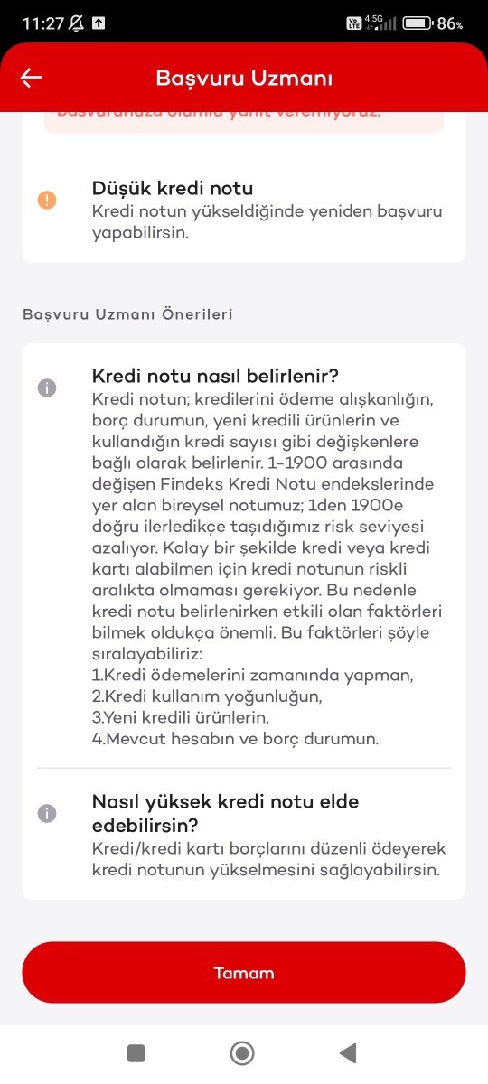 Bu Findeks puanıma nasıl ihtiyaç kredisi çıkmıyor?