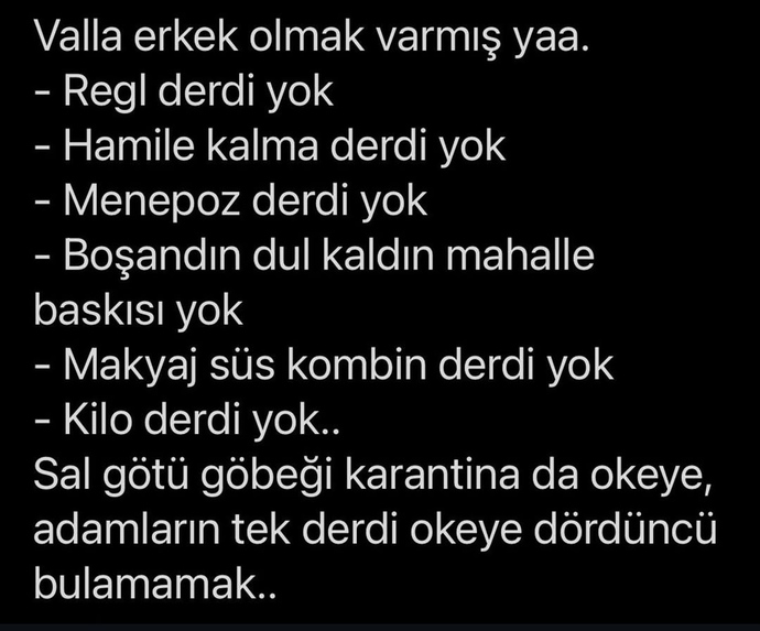 Kadın olmak mı zor, erkek olmak mı?