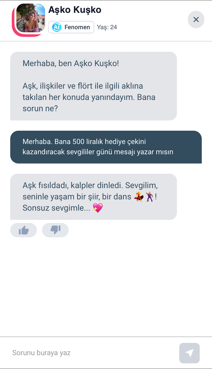 💌 Aşkını kelimelere dök, 500 TL'lik hediye çeki kazan! 💘 Sevdiğin kişiye yazacağın en romantik 14  Şubat  mesajı ne olurdu 💘?