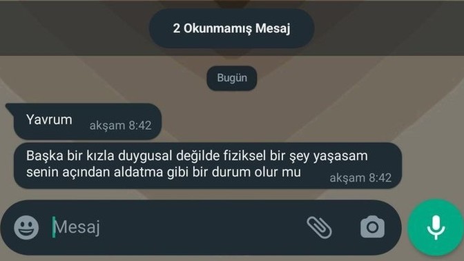 Aldatma duygusal mıdır yoksa fiziksel mi?