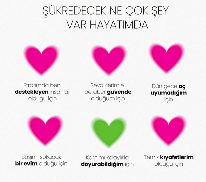 Yeterince şükrediyor muyuz rutinlerimize ve verilen sayısız nimetlere?