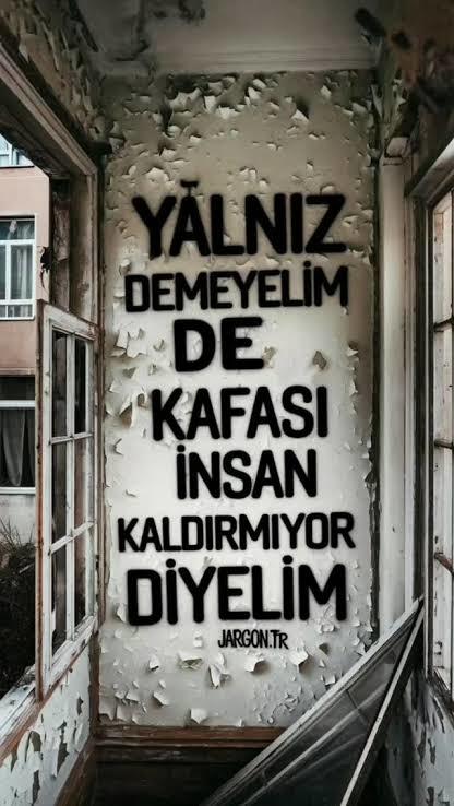 Yalnızım demek yerine siz ne diyorsunuz?