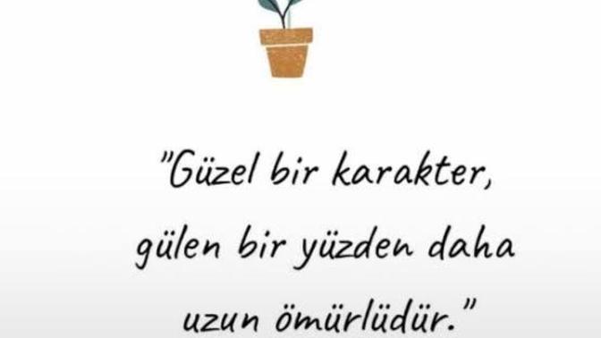 Karakteriniz mi yüzünüz mü güzel?