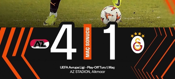 UEFA Avrupa Liginde AZ Alkmar 4 - Galatasaray 1! Ne düşünüyorsunuz, izlediniz mi?