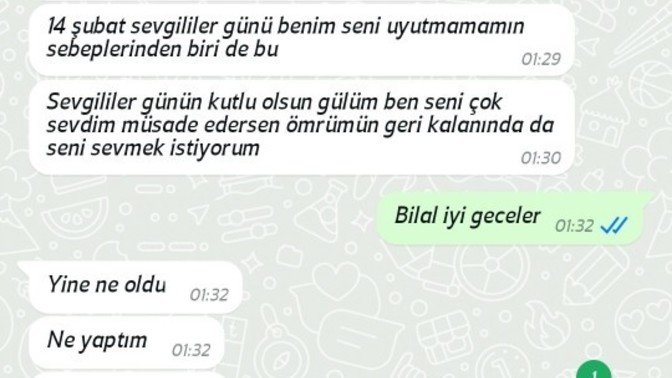 Yardım edin heyecan yaptım ne diyecem bilmiyorum?