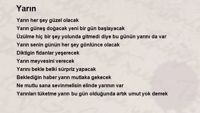 Yarın yeni bir güne hazır mısınız?
