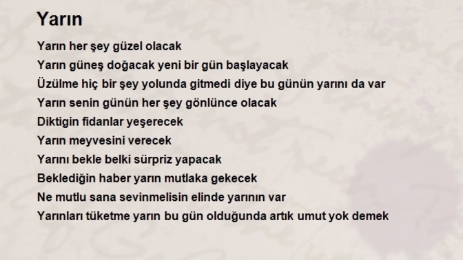 Yarın yeni bir güne hazır mısınız?