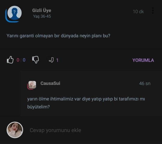 Zaten öleceğiz diye hiçbir şey yapmamak doğru mu?