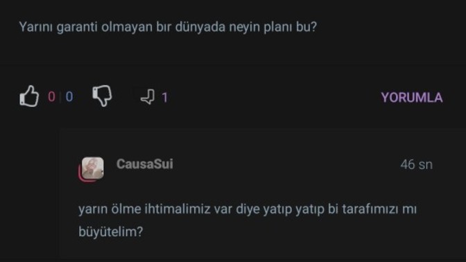 Zaten öleceğiz diye hiçbir şey yapmamak doğru mu?