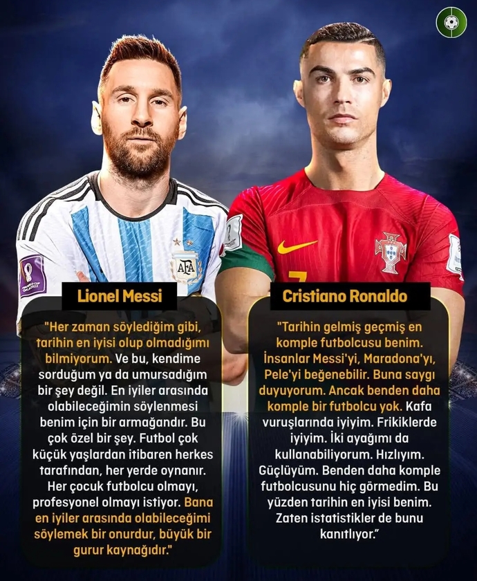 Messi mi, Ronaldo mu?