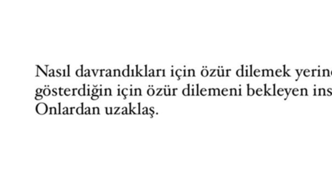 Ne tür insanlardan uzaklaşırsınız?