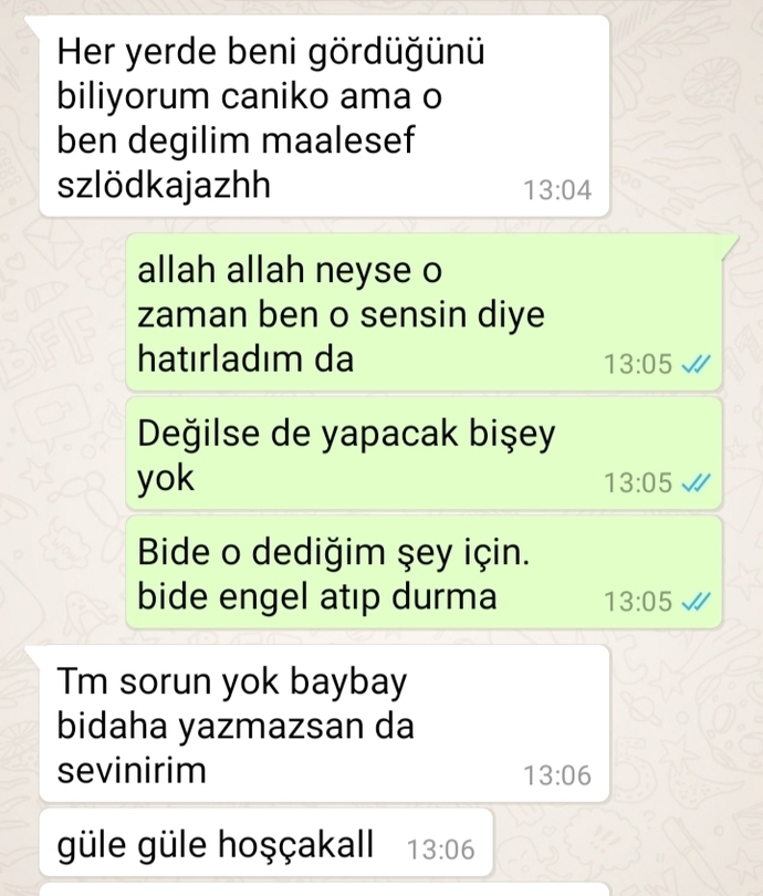 Neden konuşmuşlar ki?
