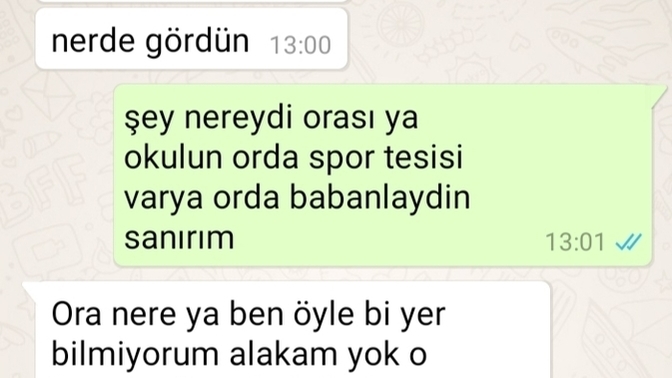 Neden konuşmuşlar ki?