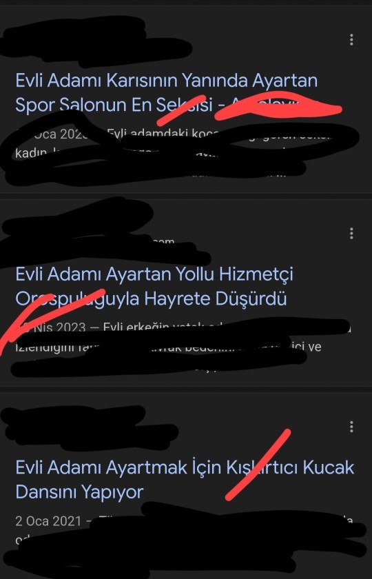 Kız kardeşimin google arama geçmişi?