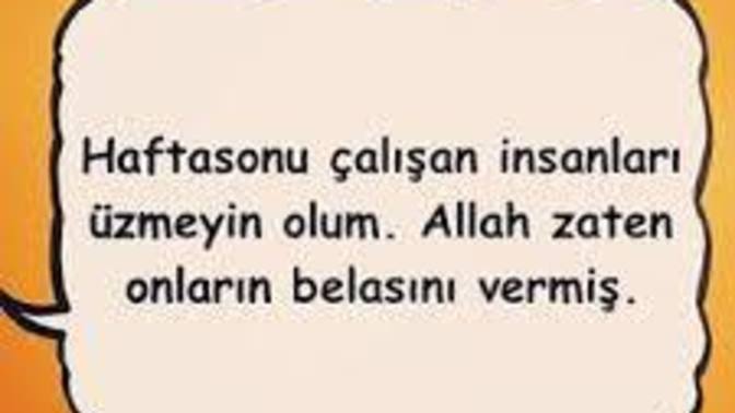 Haftasonu çalışanlar grubuna dahil misiniz?