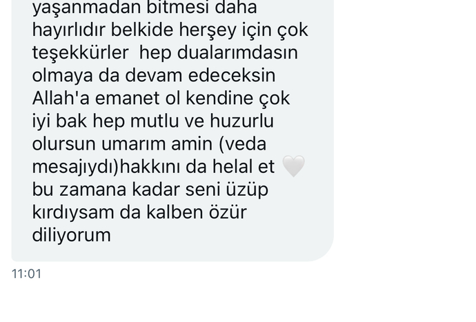 Kiz bana boyle bi mesaj atti ne dusunuyorsunuz?