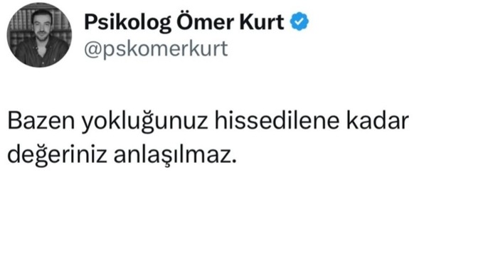 Değerinizi anladılar mı?