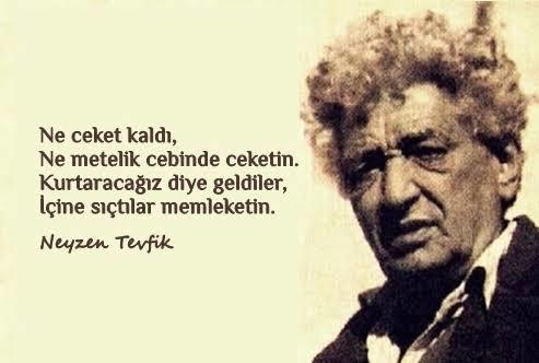 Sevdiğiniz bir şair var mı buraya sevdiginiz birinin güzel bir sözünü yazın bakalım?