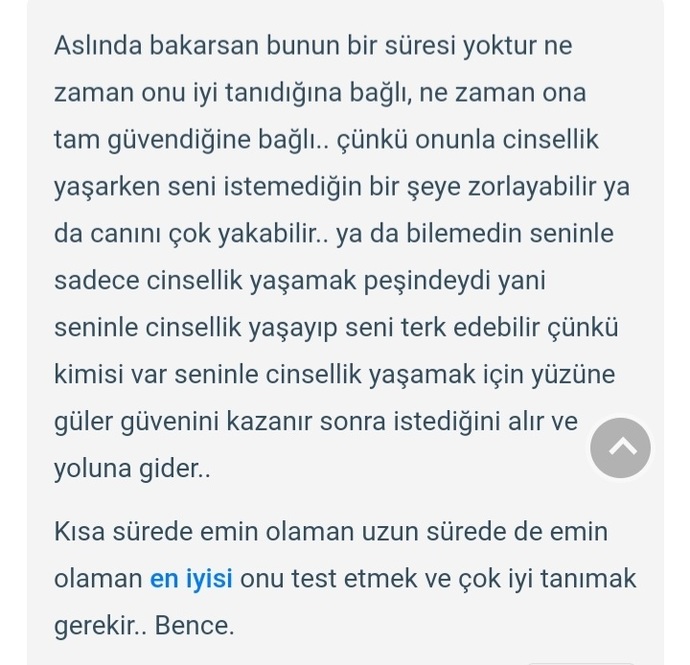 Sevgili olduktan ne kadar zaman sonra seks yapılmalı?