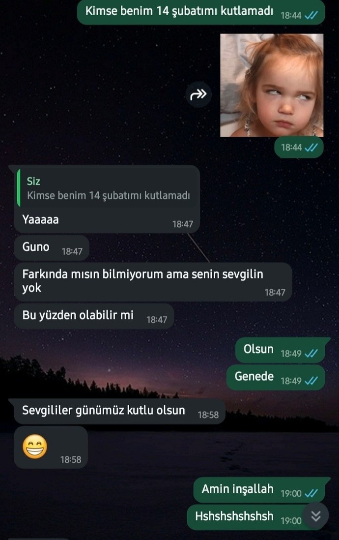 14 Şubat tı nasıl geçirdiniz?