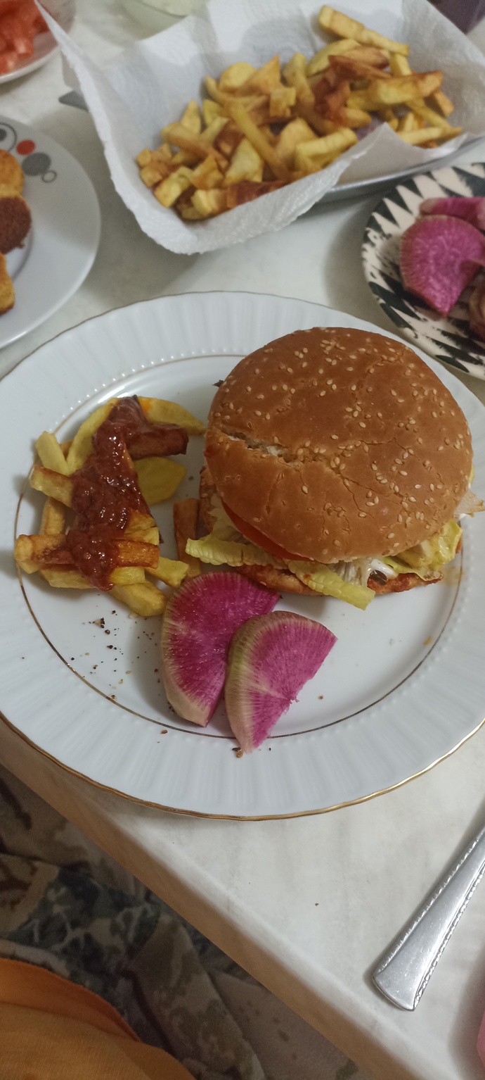 Ev yapımı hamburgerim nasıl?