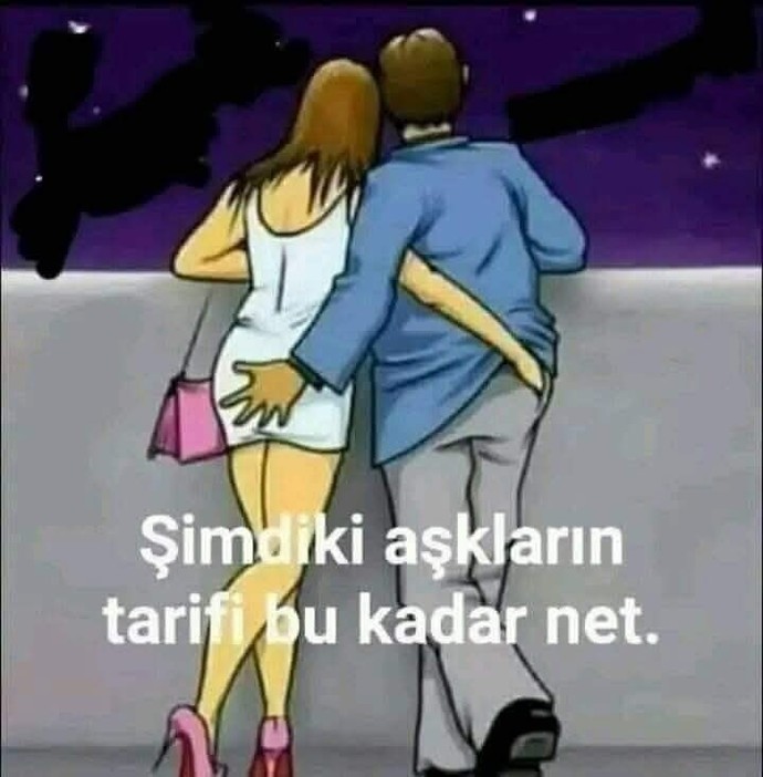 Aşkın tarifi gördüğünüz lüzum üzerine mi?