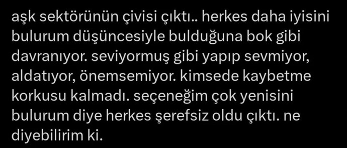 Aşk sektörünün çivisi çıktı mı?