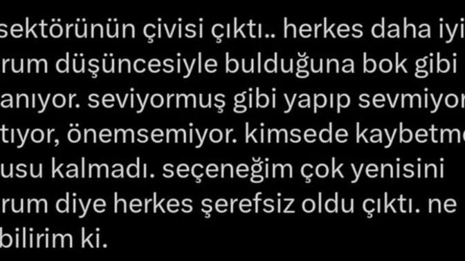 Aşk sektörünün çivisi çıktı mı?
