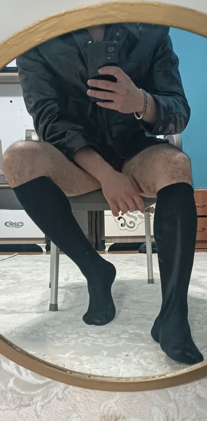 Çoraplarım sizce bir erkeğe göre fazla mı uzun?
