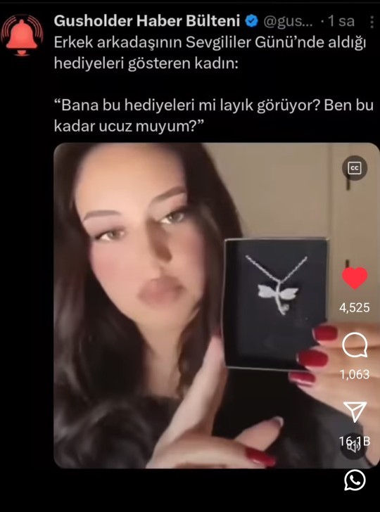 Alınan hediyenin değeri gerçekten önemli mi?