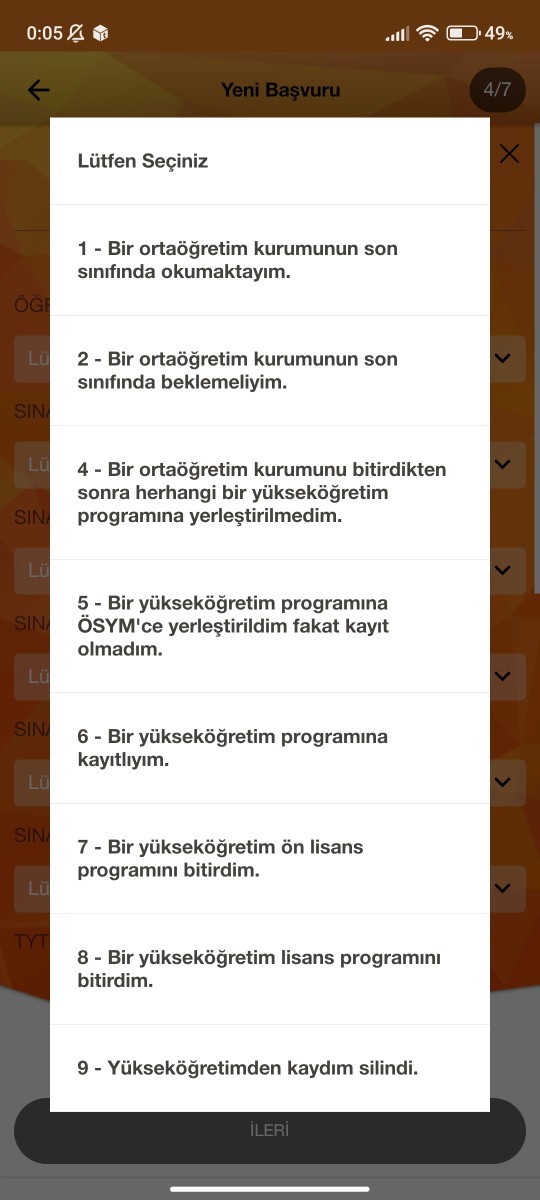 Yks için mezuna kalanlar başvuru yaparken hangisini seçecek?