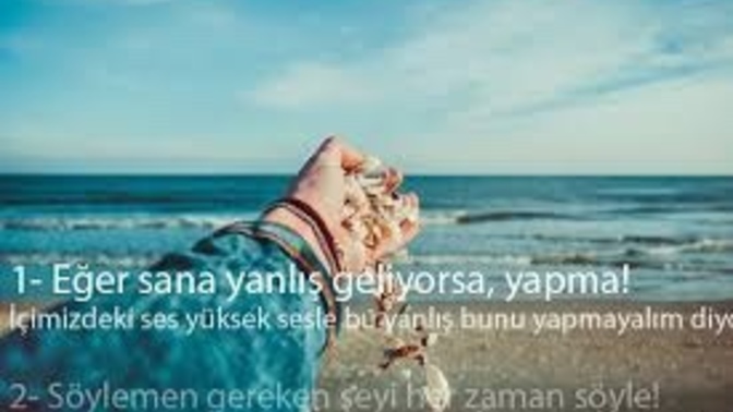 Bu hayattan çıkardığınız son büyük ders ne?