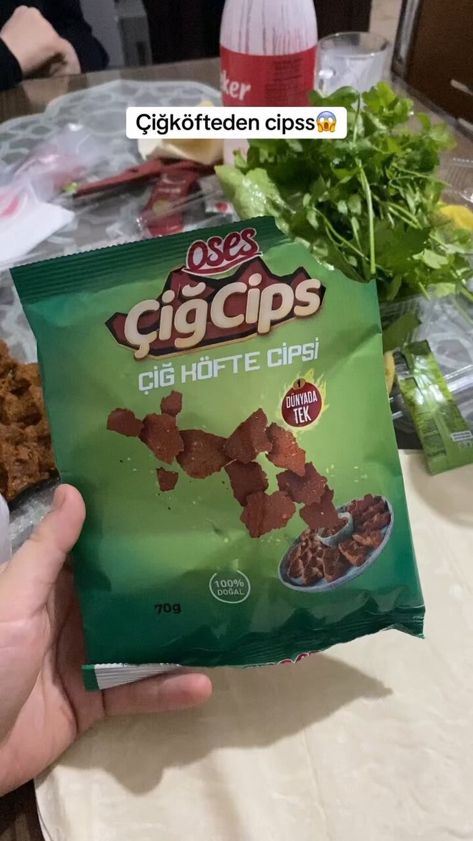 Çiğ cips denediniz mi?