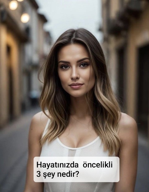 Hayatınızda en öncelikli 3 şey nedir?
