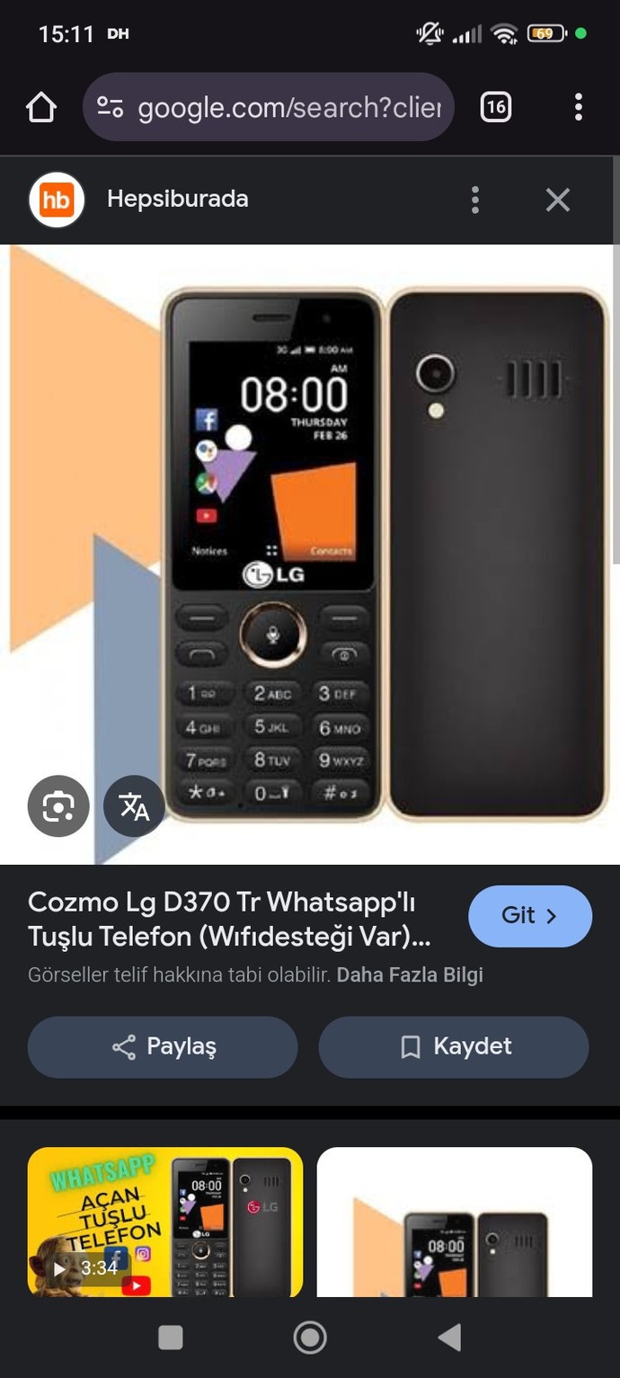 Akıllı tuşlu telefon kullanmak isteyen var mı?