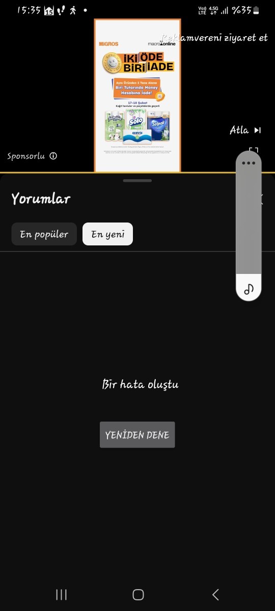 YouTubeda yorumlar kısmı gözükmüyor, neden?