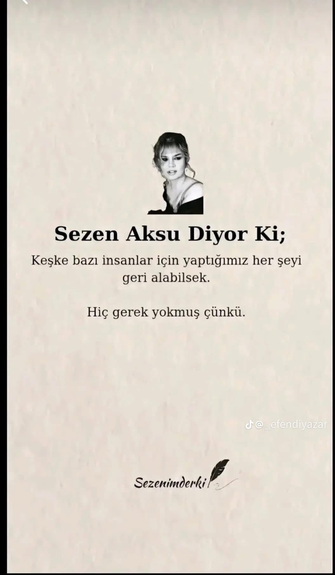 Keşke dediğiniz oldu mu?