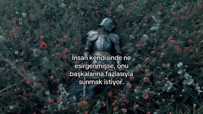 Görseldeki yazıyla ilgili düşünceniz nedir?