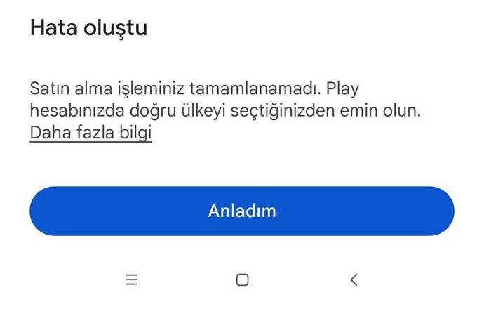 Google play ülke hatası nasıl düzeltilir?