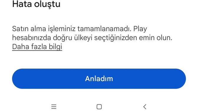 Google play ülke hatası nasıl düzeltilir?
